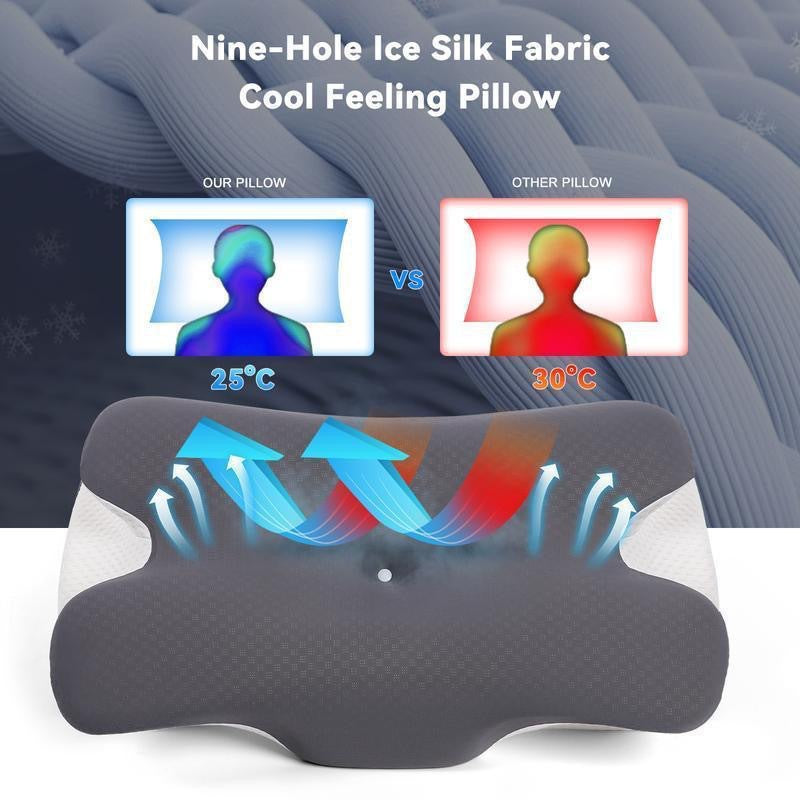 Lumio - Stackable Memory Foam Neck Support Pillow