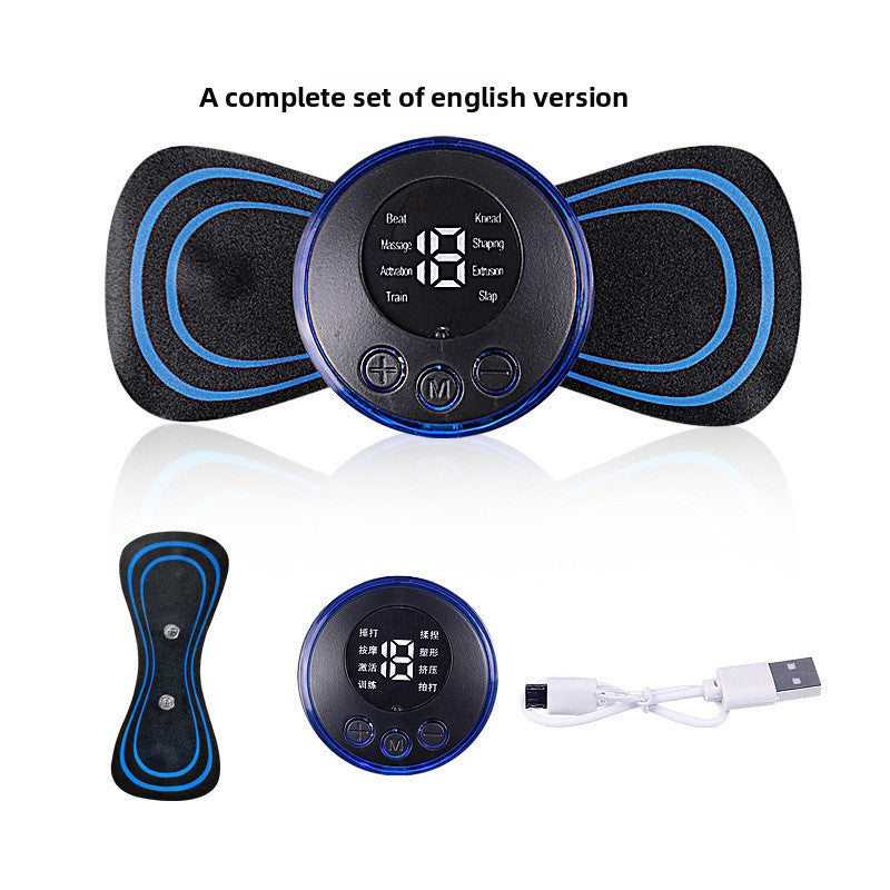 Lumio - Portable EMS Muscle Stimulation Massager with Gel Pads